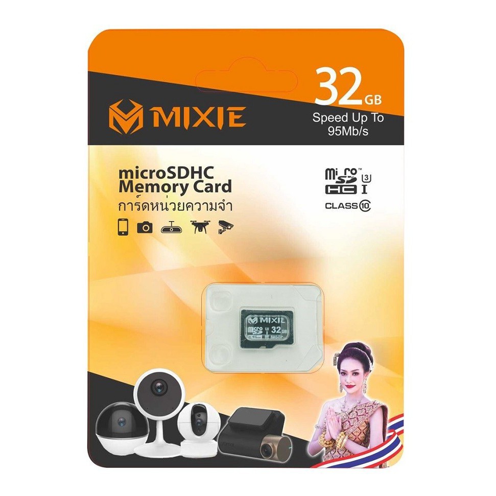 THẺ NHỚ MIXIE 32GB/64GB/128 MICRO TF TỐC ĐỘ 95MB/S GHI 70M/S cho camera, điện thoại, camera hành trình - hàng nhập khẩu (TẶNG KÈM ĐẦU ĐỌC THẺ NHỚ)