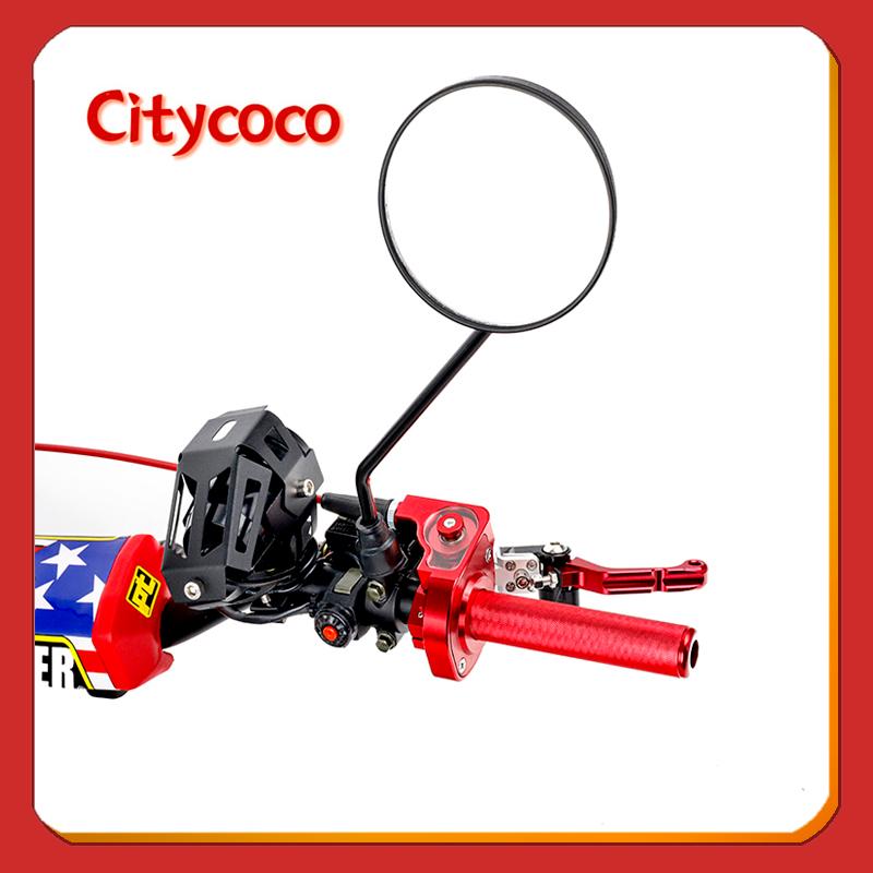 Xe tay ga điện 2 mảnh, xe đạp, xe máy, xe máy xuyên quốc gia, gương chiếu hậu, gương phản xạ quay có thể điều chỉnh Color: 1 Set C