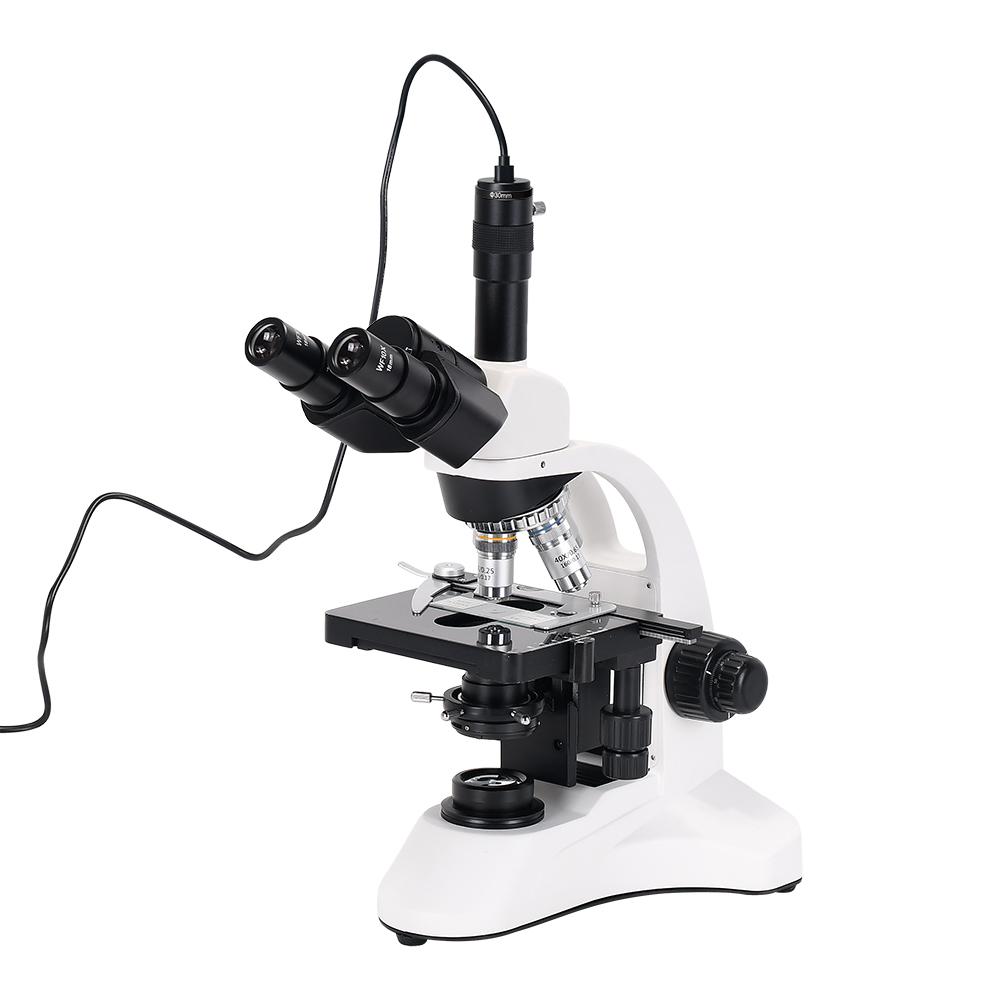 Type-C USB2.0 5MP Microscope Camera Built-in 0.5X Ocular Adapter Clear Definition Electronic Digital Eyepiece for Stereo Biological Microscope