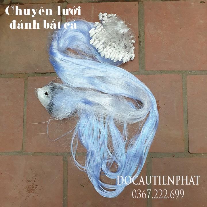 Lưới đánh cá ba màn sơi thái mắt 8cm cao 1m2 dài 70m