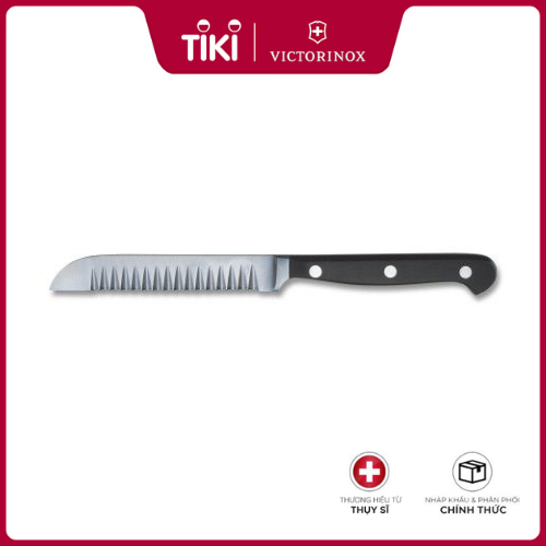 Dao Victorinox cán màu đen 7.6053 forged steel professional