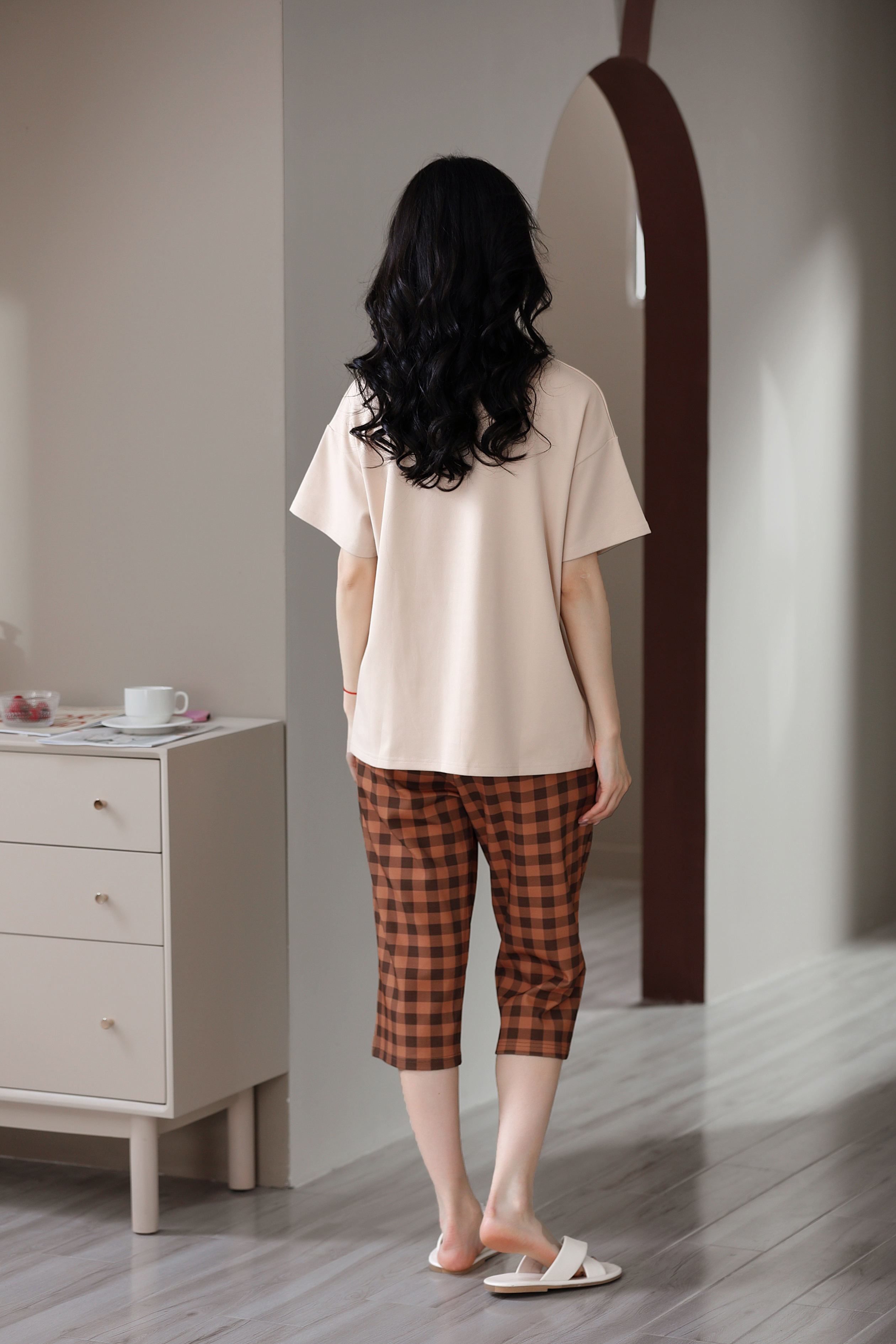 Quần áo mặc nhà cotton 5539