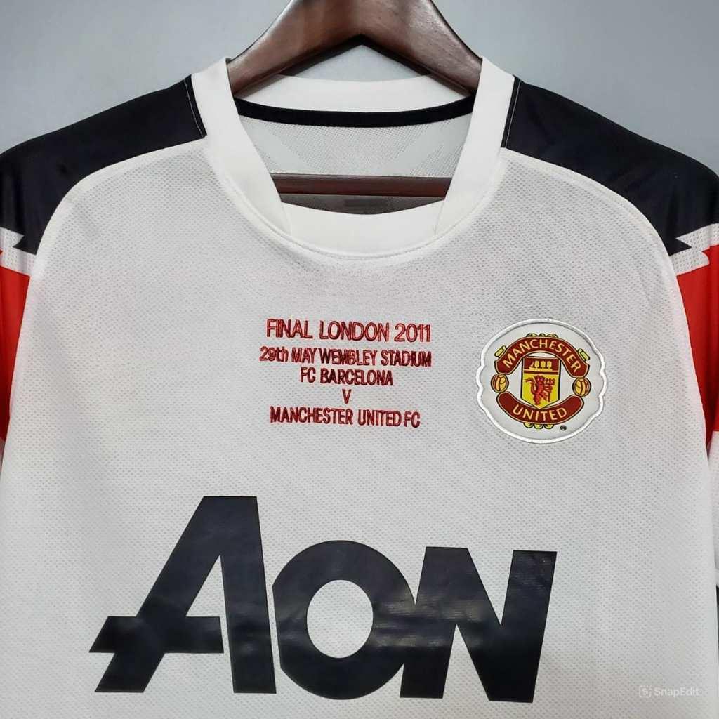 Áo Bóng Đá Retro Manchester United 2010 - Sân Khách bản cao cấp vải Cotton Polyester
