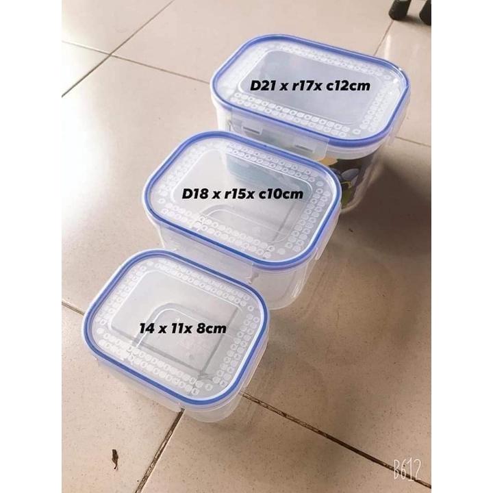 SÉT 3 HỘP NHỰA ĐỰNG THỰC PHẨM VIỆT NHẬT