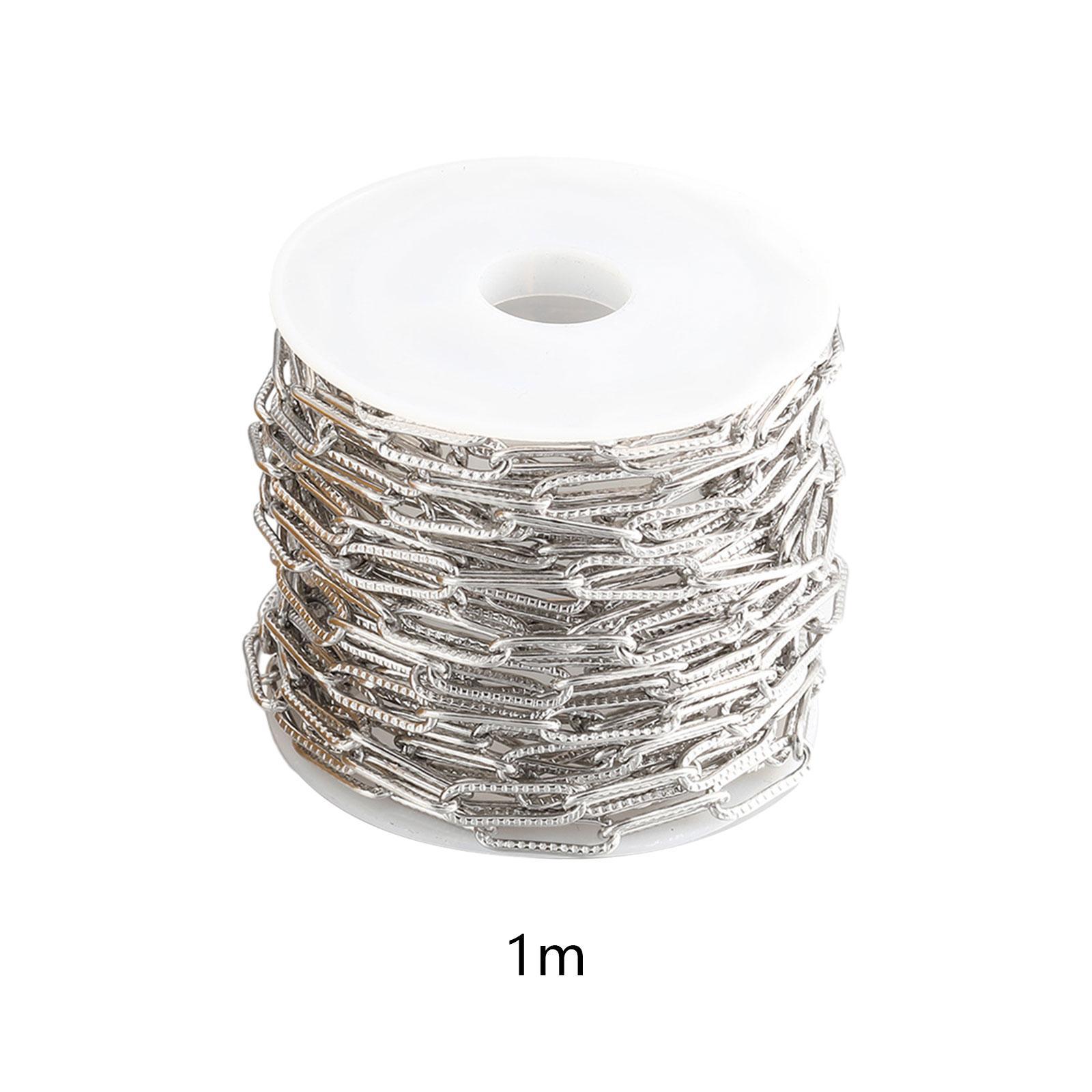 Paperclip Link Chain Link Chain Bulk for Handmaded Jewelry Supplies DIY