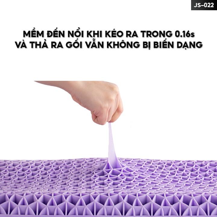 Gối Đầu Silicon Cao Su Non Cải Thiện Tình Trạng Mỏi Cổ Vai Gáy Kiến Tạo Giấc Ngủ Sâu Và Ngủ Ngon JS-022