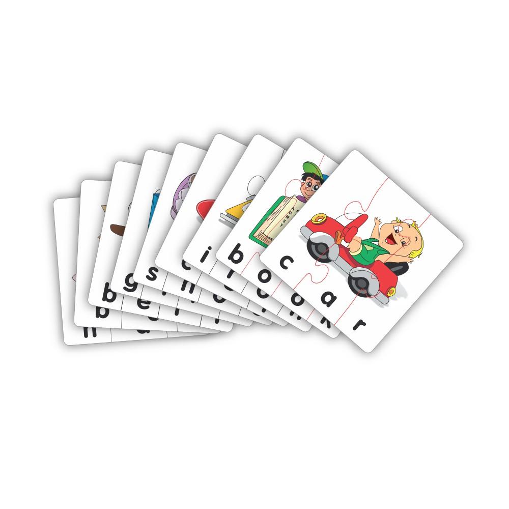 Đồ chơi gỗ Bộ ghép hình học chữ Tiếng Anh | Winwintoys 64442 | Phát triển trí tuệ và tiếng Anh vỡ lòng cho bé