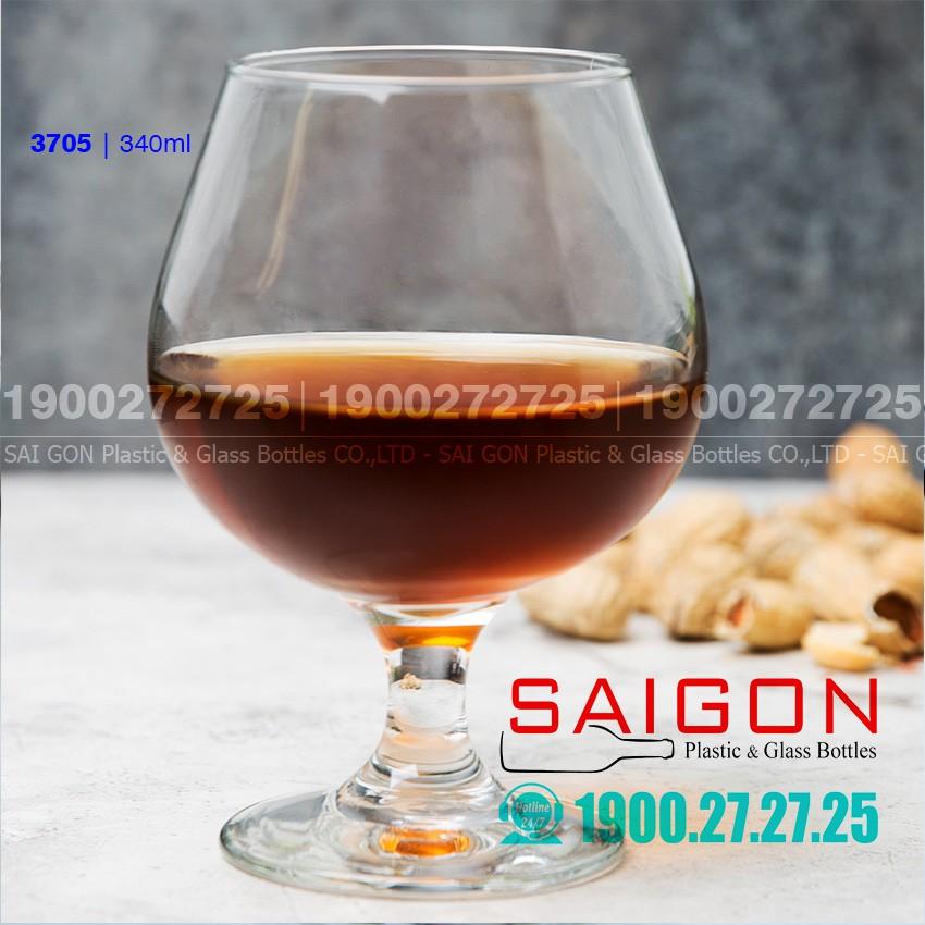 Ly Thủy Tinh Embassy Brandy 340ml | 518ml | Thủy Tinh Cao Cấp , Tùy Chọn Dung Tích