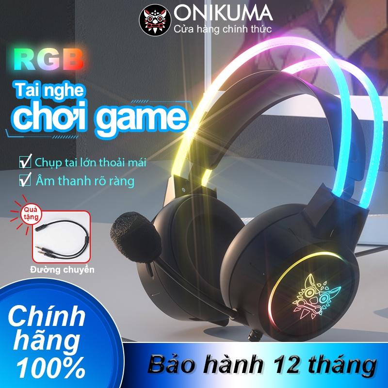 Tai nghe chơi game Onikuma X15 Pro Microphone thiết kế tối ưu giúp giảm tiếng ồn, phù hợp với điện thoại, laptop, PC [Hàng chính hãng]