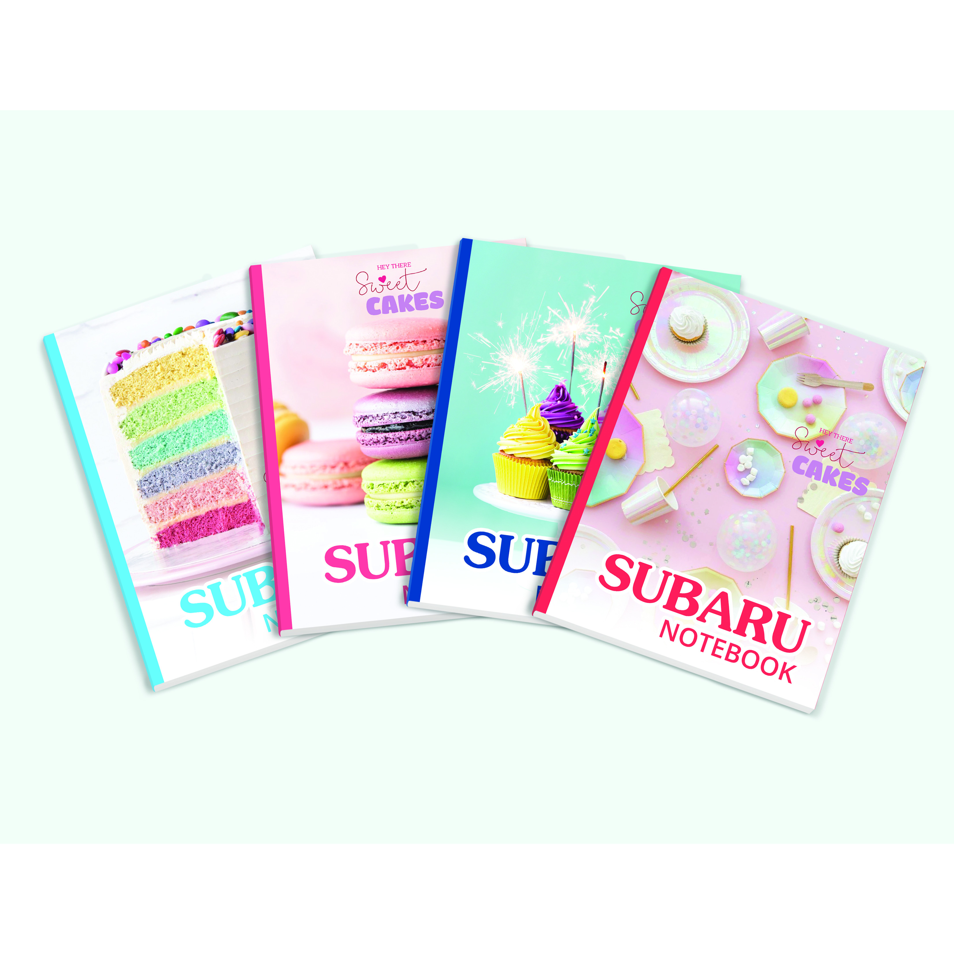 Tập Subaru Happy Cake- 4 ô ly vuông( A032-V2)