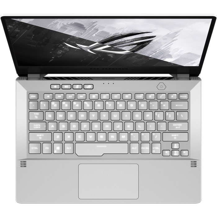 Laptop Asus ROG Zephyrus G14 GA401II-HE155T (AMD R7-4800HS/ 16GB DDR4 3200MHz/ 512GB SSD PCIE G3X4/ GTX 1650Ti 4GB GDDR6/ 14 FHD IPS, 120Hz/ Win10) - Hàng Chính Hãng