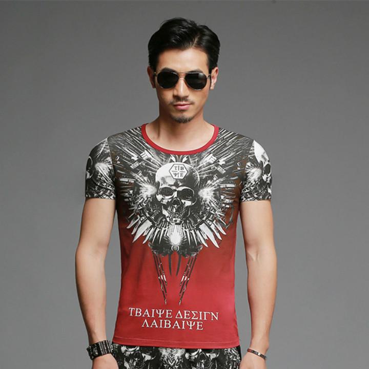 Áo thun in hình đầu lâu Mã: NT2475
