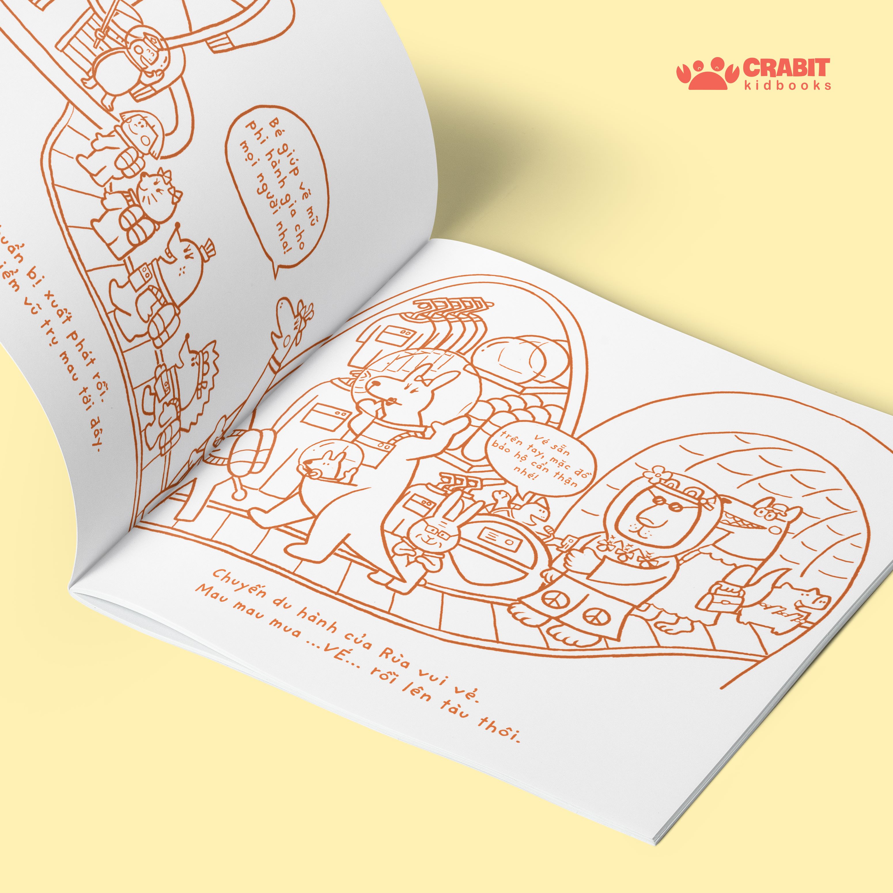 Sách tô màu - Truyện cổ tích của chúng mình - Crabit Kidbooks