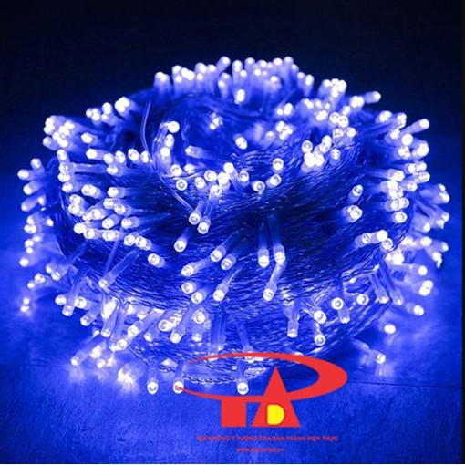 Dây đèn chớp led 100m xanh dương - Dây led nháy 100m xanh dương