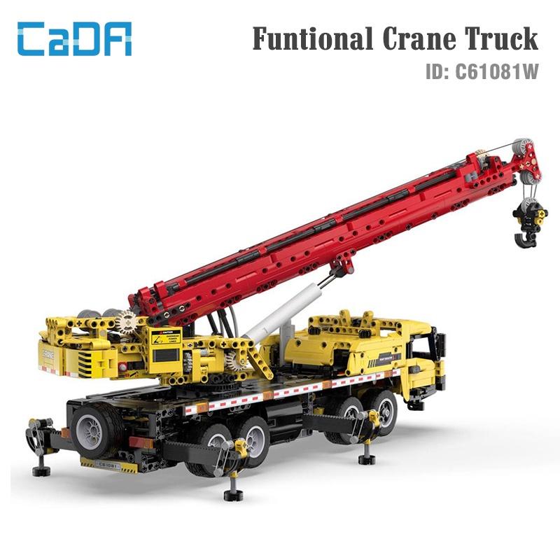 Đồ Chơi Lắp Ráp Điều Khiển Xe Cẩu Functional Crane Truck – CADA C61081W