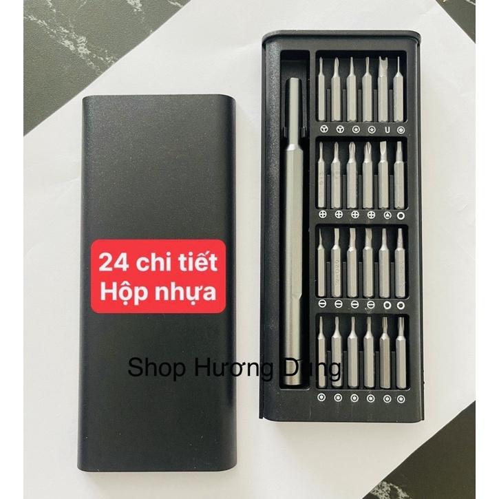 Bộ tua vít đa năng mini 24 đầu chất liệu thép từ tính cao cấp sửa chữa máy móc, điện tử cỡ nhỏ