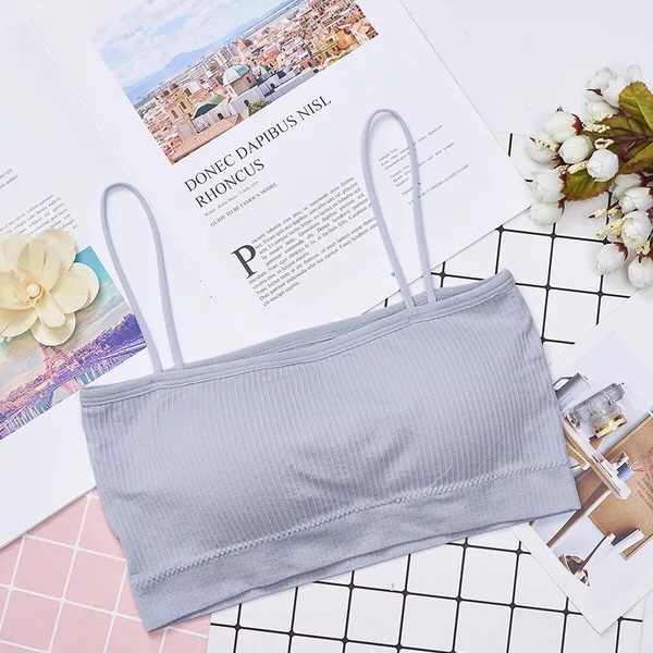 Áo Bra Quây Có Dây Gân Tăm Cotton Mềm Mại BR16