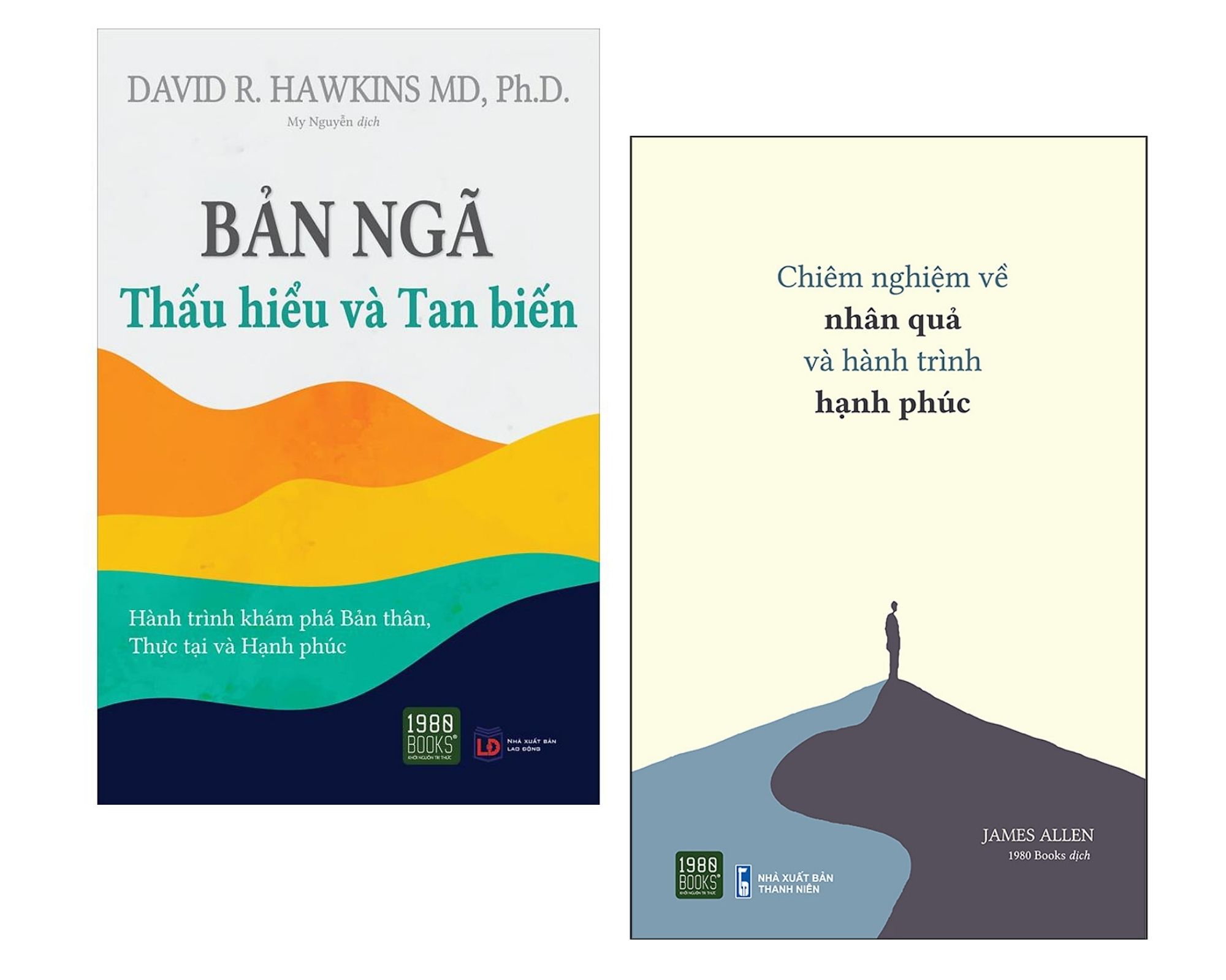 Combo sách triết lý về cuộc sống: Bản ngã - Thấu hiểu và tan biến + Chiêm nghiệm về nhân quả và hành trình hạnh phúc