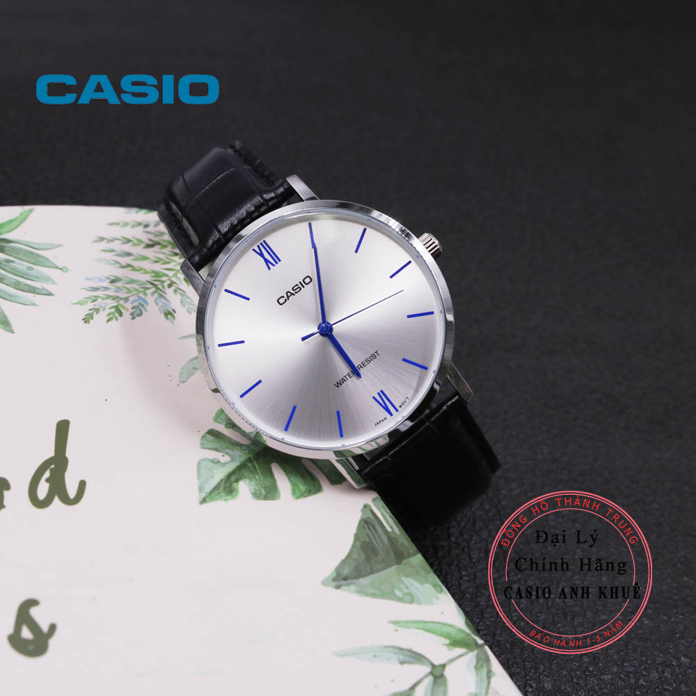 Đồng hồ Casio nam dây da MTP-VT01L-7B1UDF (40mm)