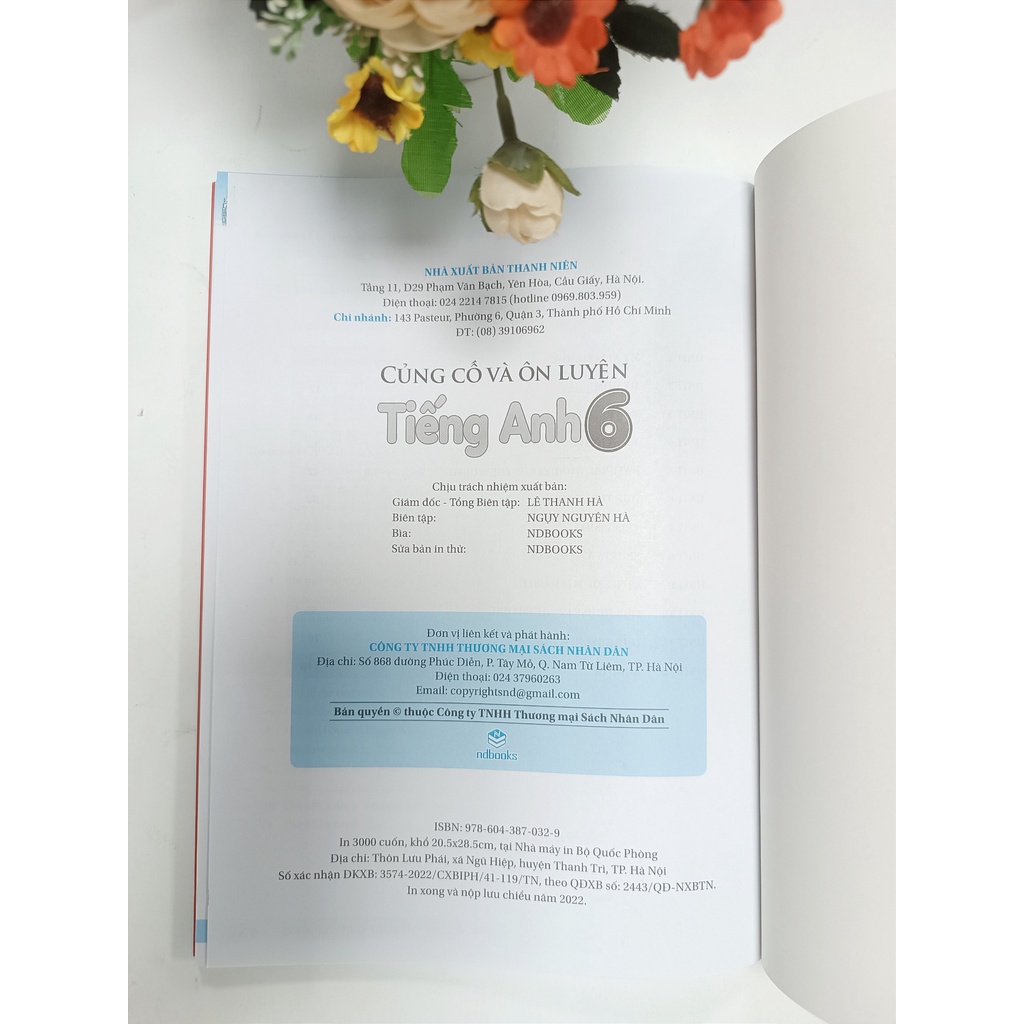 Củng cố và ôn luyện Tiếng anh 6 - ND