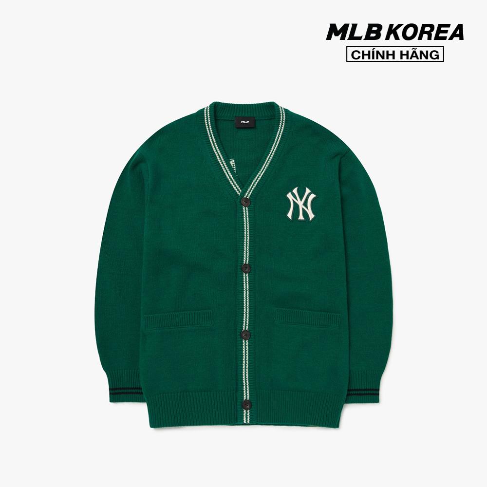 MLB - Áo khoác cardigan phom suông Basic Big Logo 3AKCB0124