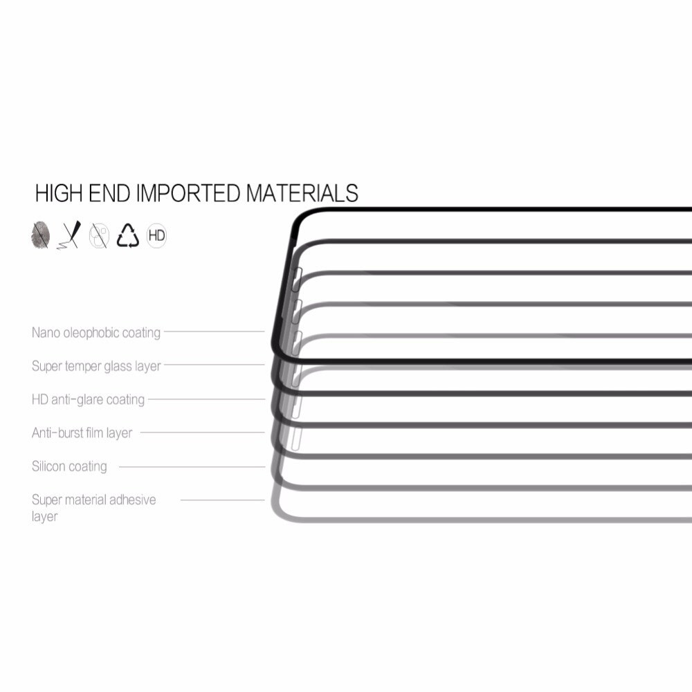 Miếng dán cường lực 3D full màn hình cho iPhone Xs Max / iPhone 11 Pro Max hiệu Nillkin Amazing CP+ Pro - Hàng chính hãng