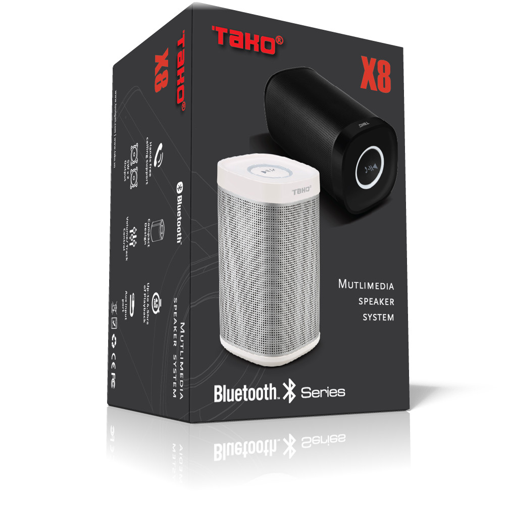 Loa bluetooth Tako X8 nghe nhạc - Hàng Chính Hãng
