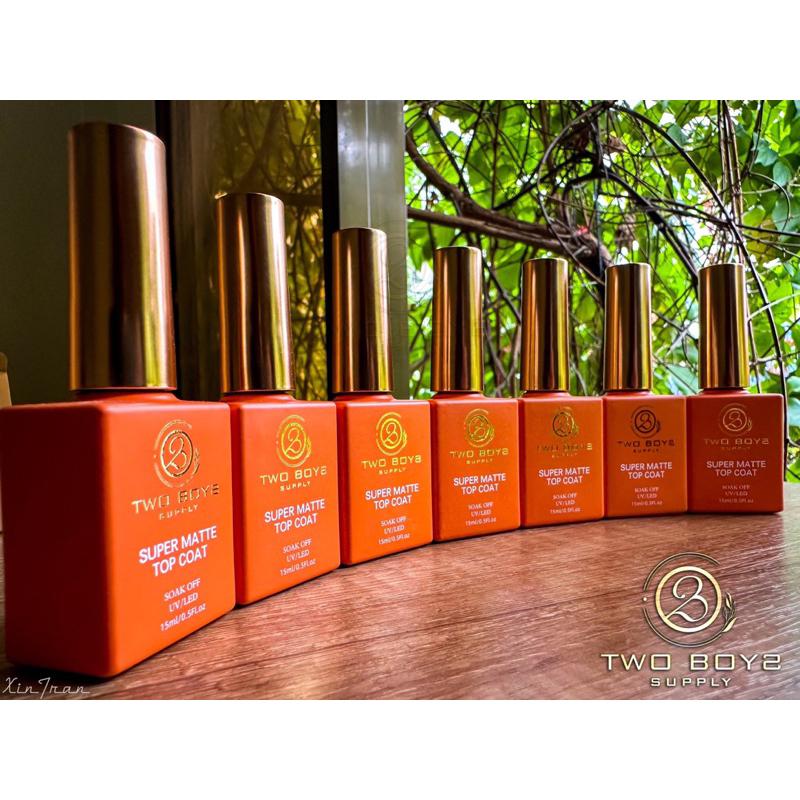 Top lì không lem Two Boys 15ml,hỗ trợ tráng gương không lem