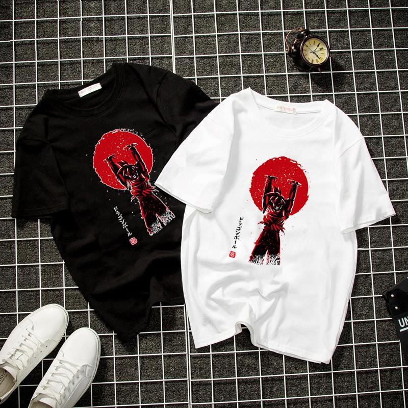 Áo thun Unisex form rộng Goku cá tính Hàn Quốc vải dày mịn 2019T1505