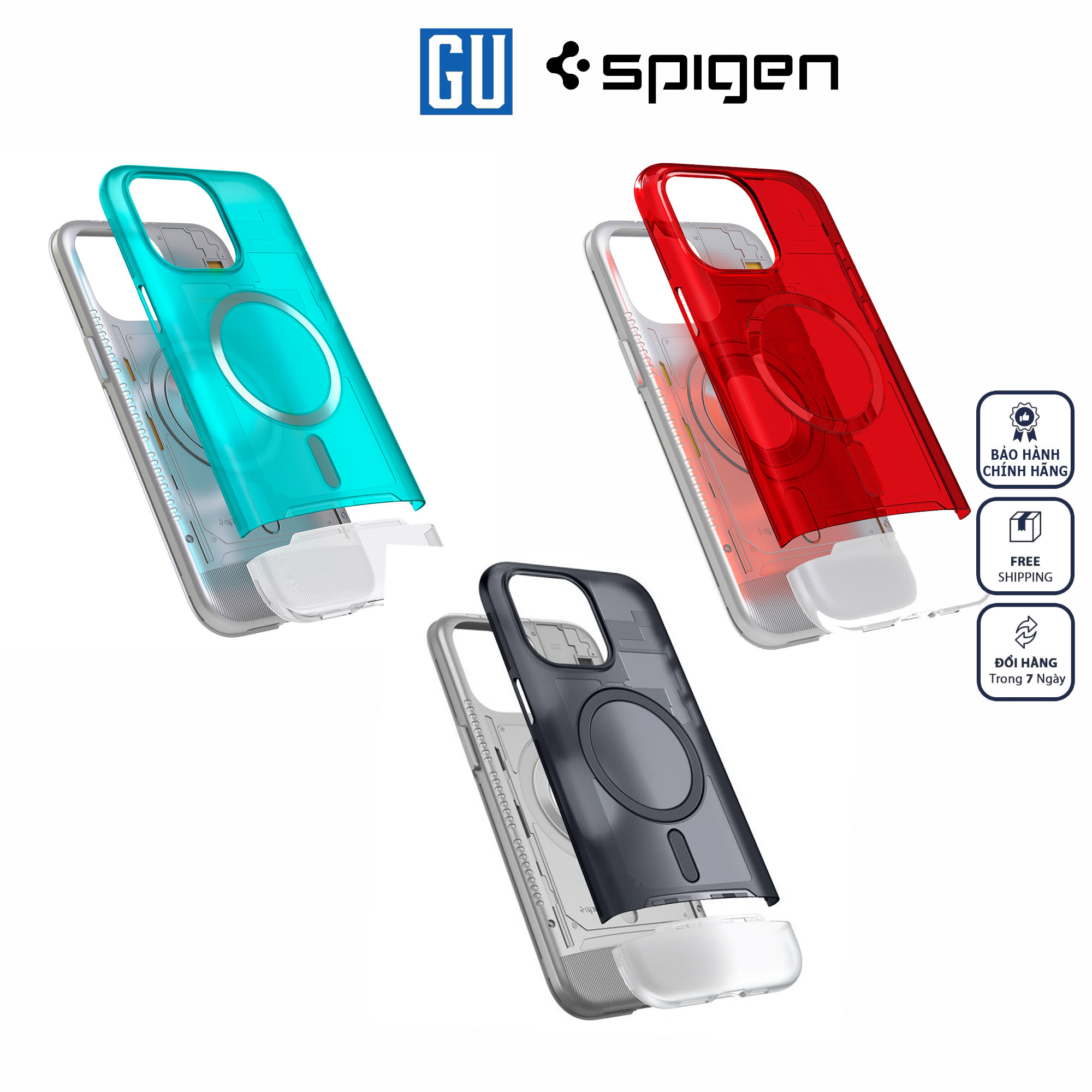 Ốp Lưng Spigen Classic C1 Magfit Dành Cho iPhone 15 Pro Max Mang Phong Cách iMac G3 Hàng Chính Hãng
