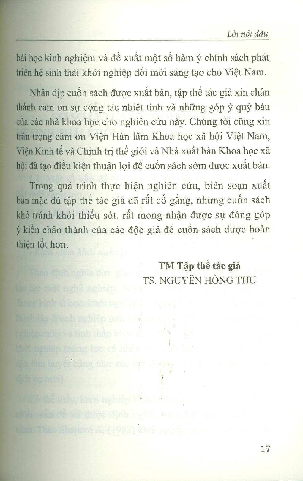 Phát Triển Hệ Sinh Thái Khởi Nghiệp Đổi Mới Sáng Tạo - Kinh Nghiệm Của Các Nước Châu Á Và Hàm Ý Choviệt Nam (Sách chuyên khảo) - Viện Hàn lâm Khoa học xã hội Việt Nam - Viện Kinh tế và Chính trị Thế giới; TS. Nguyễn Hồng Thu chủ biên