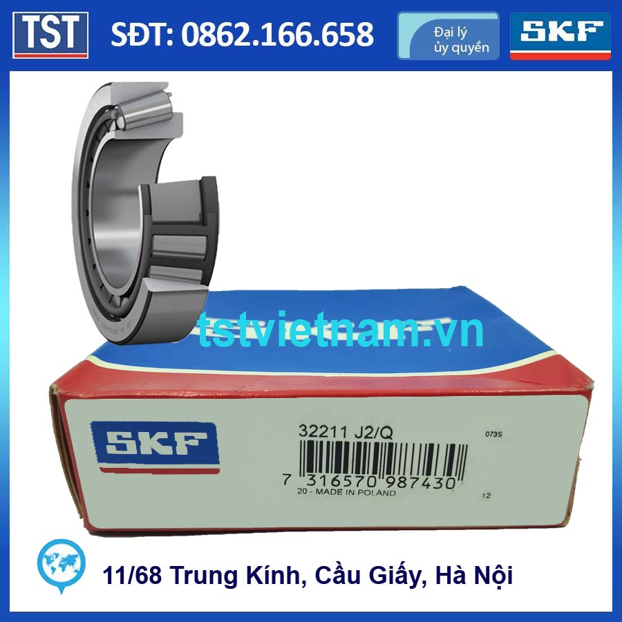 Vòng bi bạc đạn SKF 32211 J2/Q