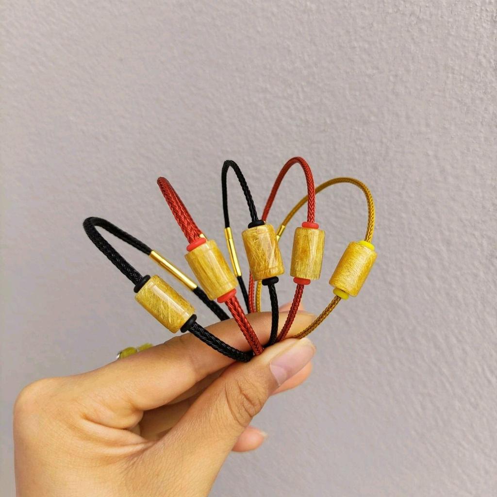 VÒNG TAY LU THỐNG TÓ.C VÀNG ĐẶC SIÊU ĐẸP