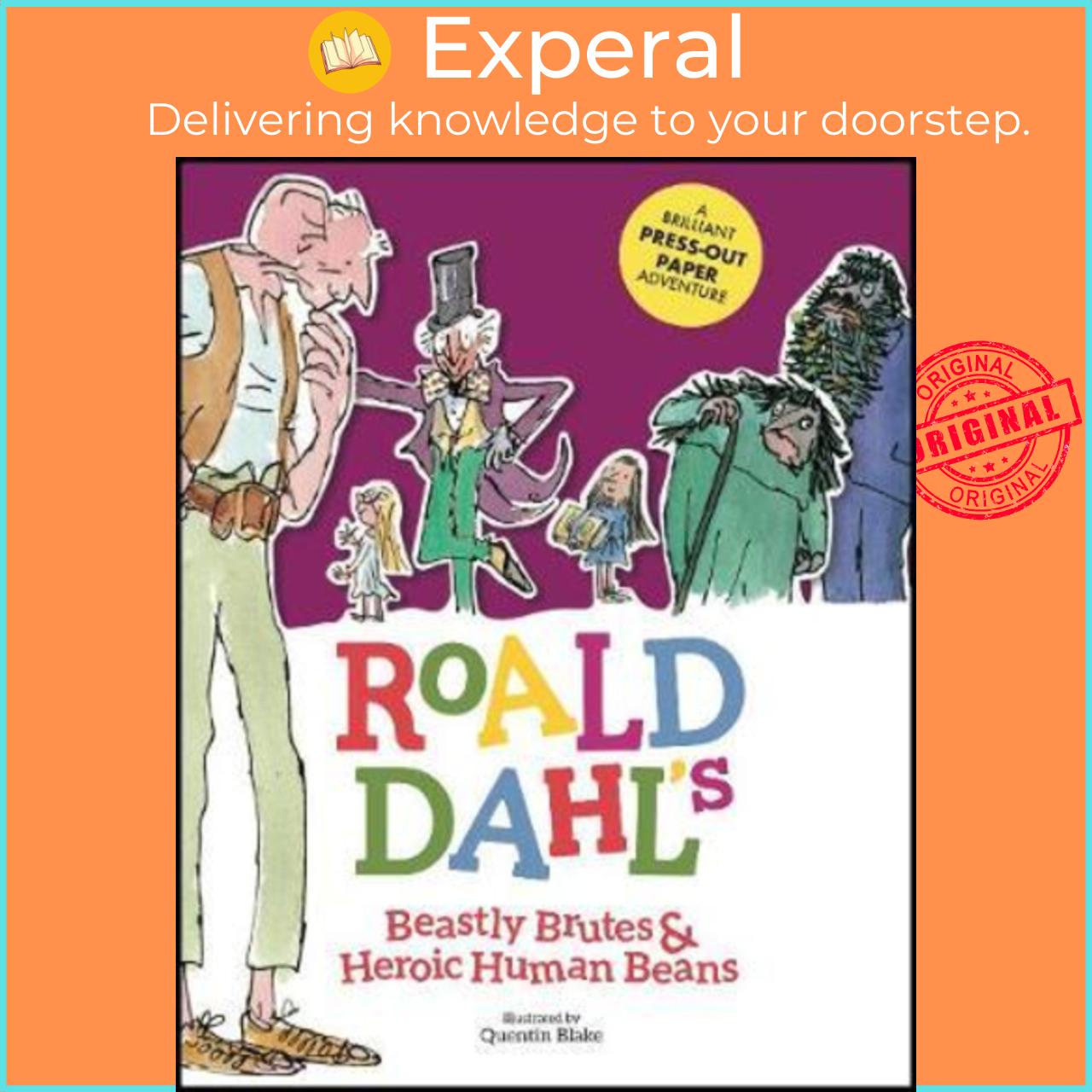 Sách - Roald Dahl's Beastly Brutes &amp; Heroic Human Beans by Stella Caldwell (UK edition, paperback)