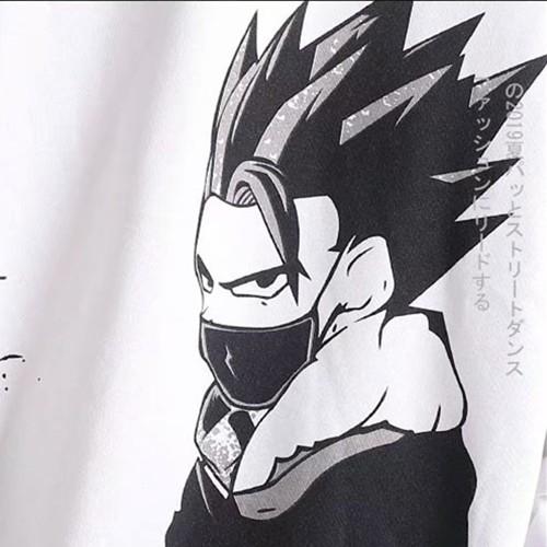 Áo hoodie dài tay in họa tiết hoạt hình thời trang dành cho nam