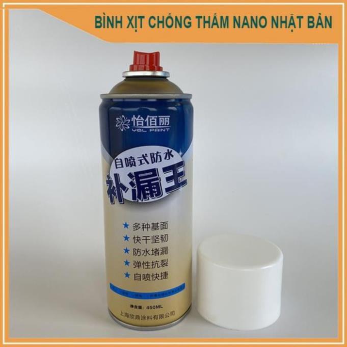 Sale off: BÌNH XỊT CHỐNG THẤM,CHỐNG DỘT, CHỐNG NƯỚC, chai xịt chống dột mái nhà, tường, ống nước... đa năng.