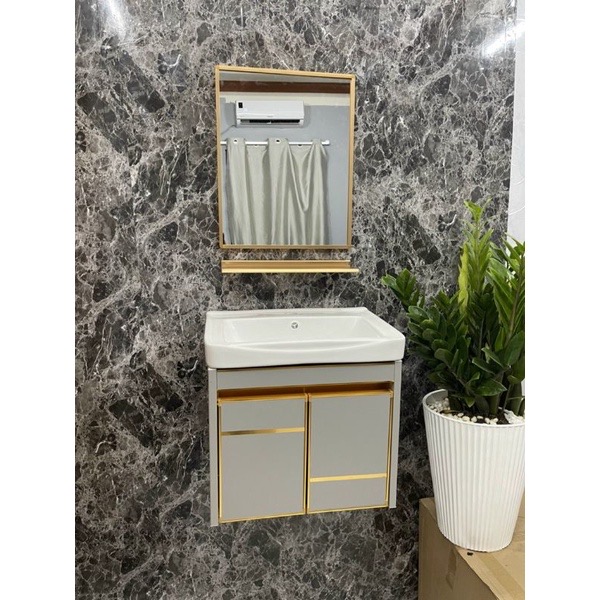 Tủ Lavabo nhôm mini KT 51*36*48