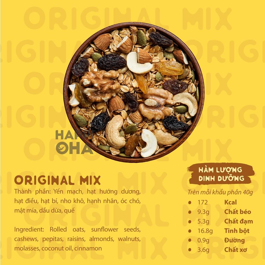 Ngũ Cốc Ăn Sáng/Ăn Kiêng Không Đường Tinh Luyện 40g - Granola Original Mix