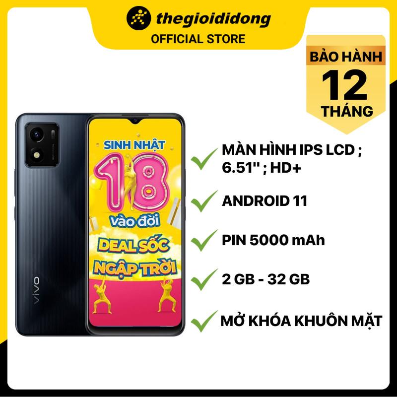 Điện thoại Vivo Y01 (2 GB/32 GB) - Hàng chính hãng