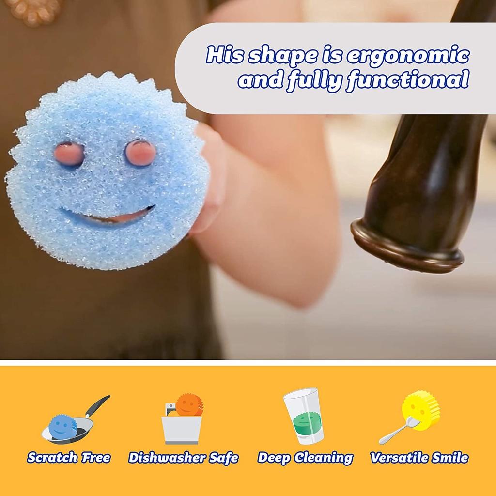 Bill US - Set 3 miếng rửa chén Scrub Daddy yêu thích nhất nước Mỹ