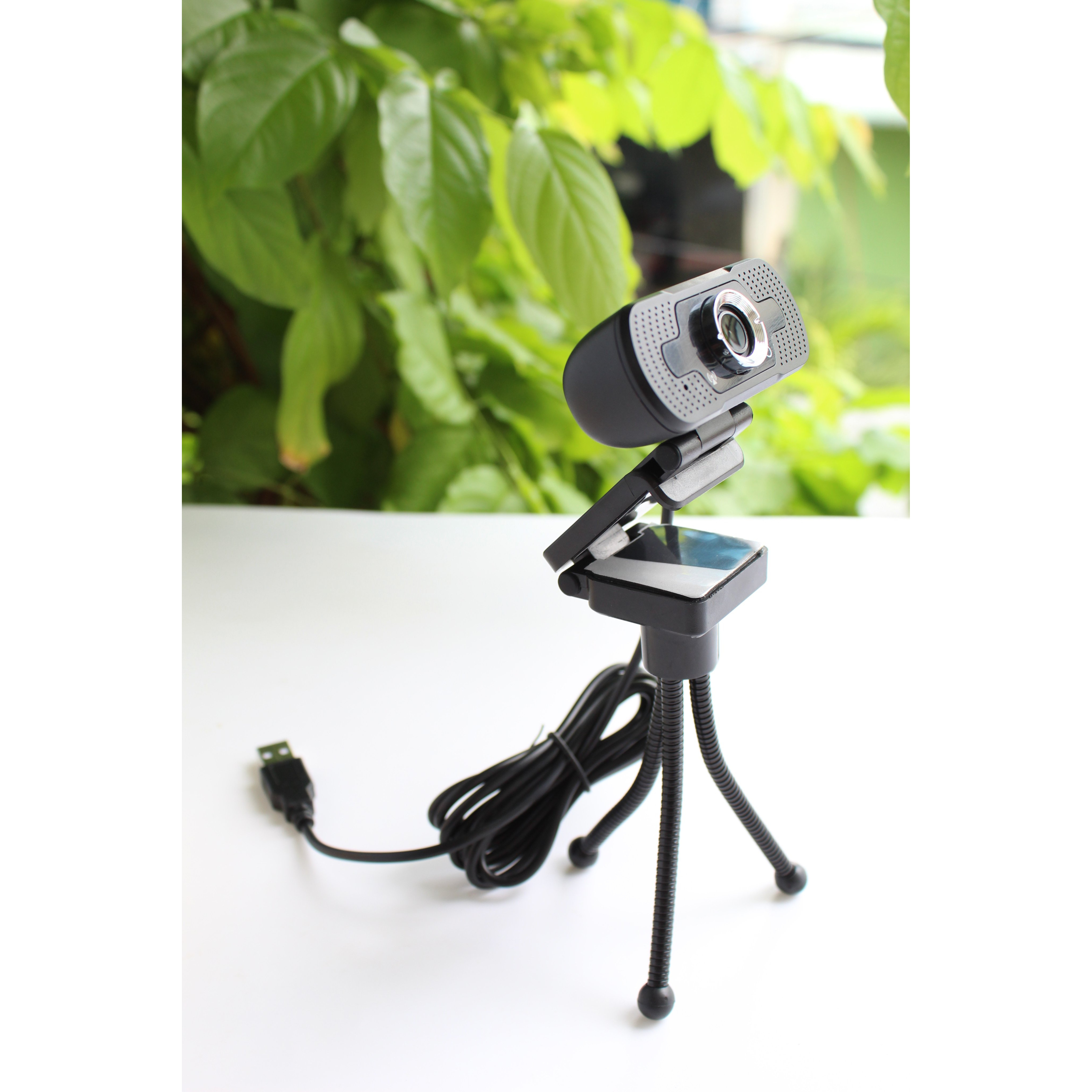 Camera Webcam W8S Full HD 1080P - Có Micro, Cổng Kết Nối USB Không Cần Cài Driver