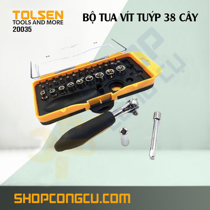 Bộ tua vít tuýp 38 cây Tolsen 20035