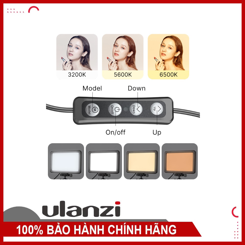 ULANZI VIJIM VL108C (3200K-5600K) - HÀNG CHÍNH HÃNG - Đèn LED Bi-Color cổng USB