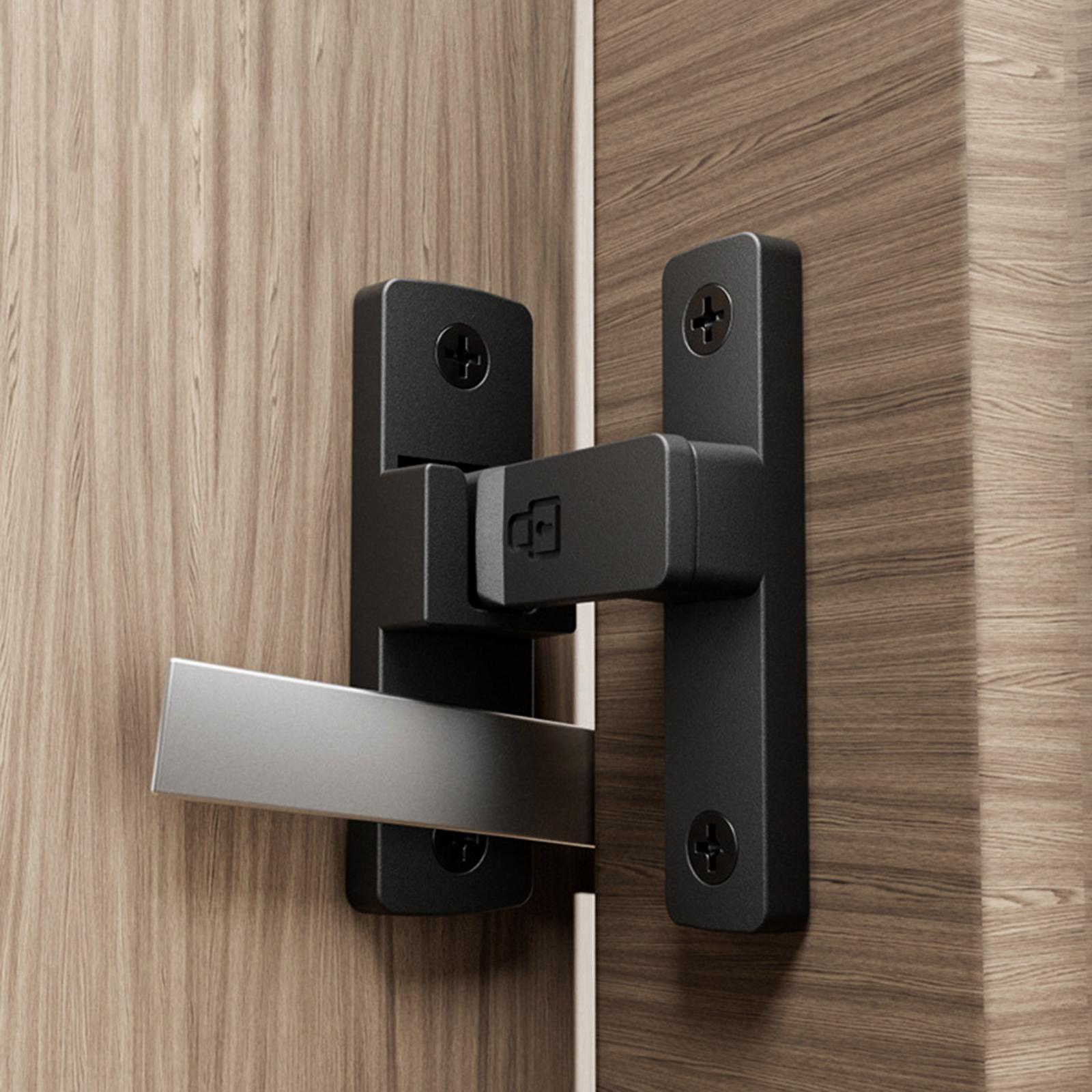 90 Degree Door Latch Guard Door Lock for Bathroom Barn Sliding Door Bathroom
