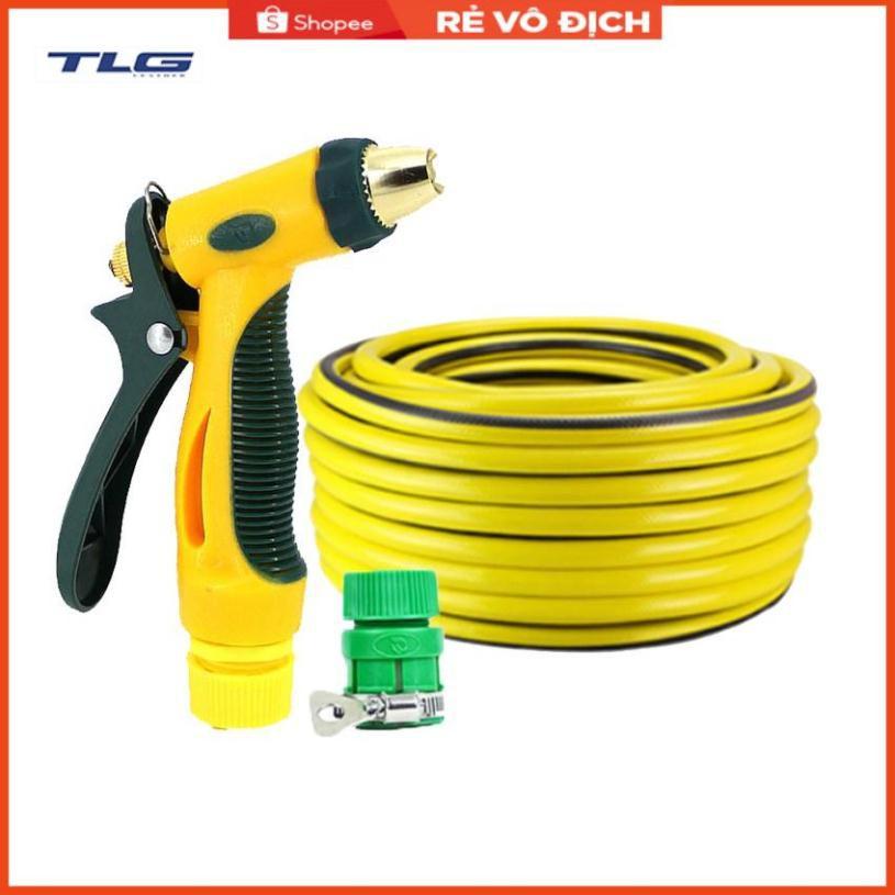 Bộ dây vòi xịt nước rửa xe,tưới cây tăng áp 3 lần 15M 206317