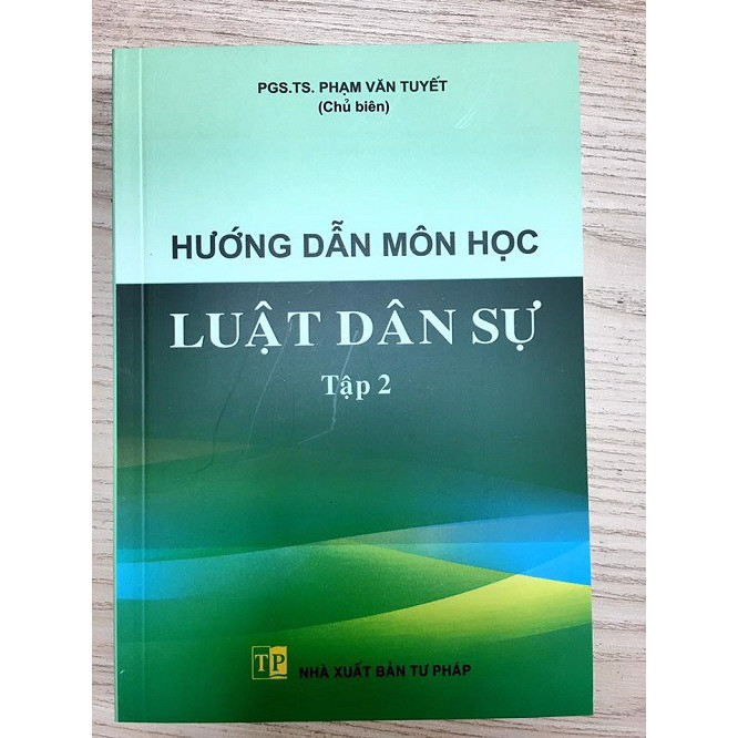 Sách - hướng dẫn môn học luật dân sự tập 2 - Đại học luật Hà Nội