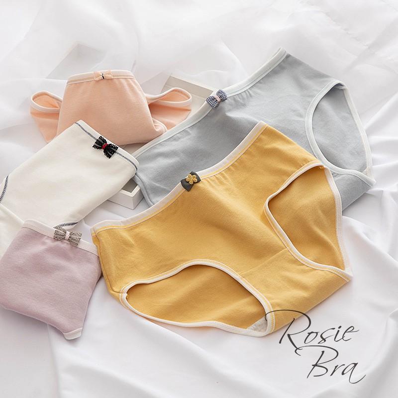 Quần Lót Cotton Nữ Nơ Nhí Thoáng Khí Thấm Hút Mồ Hôi P420