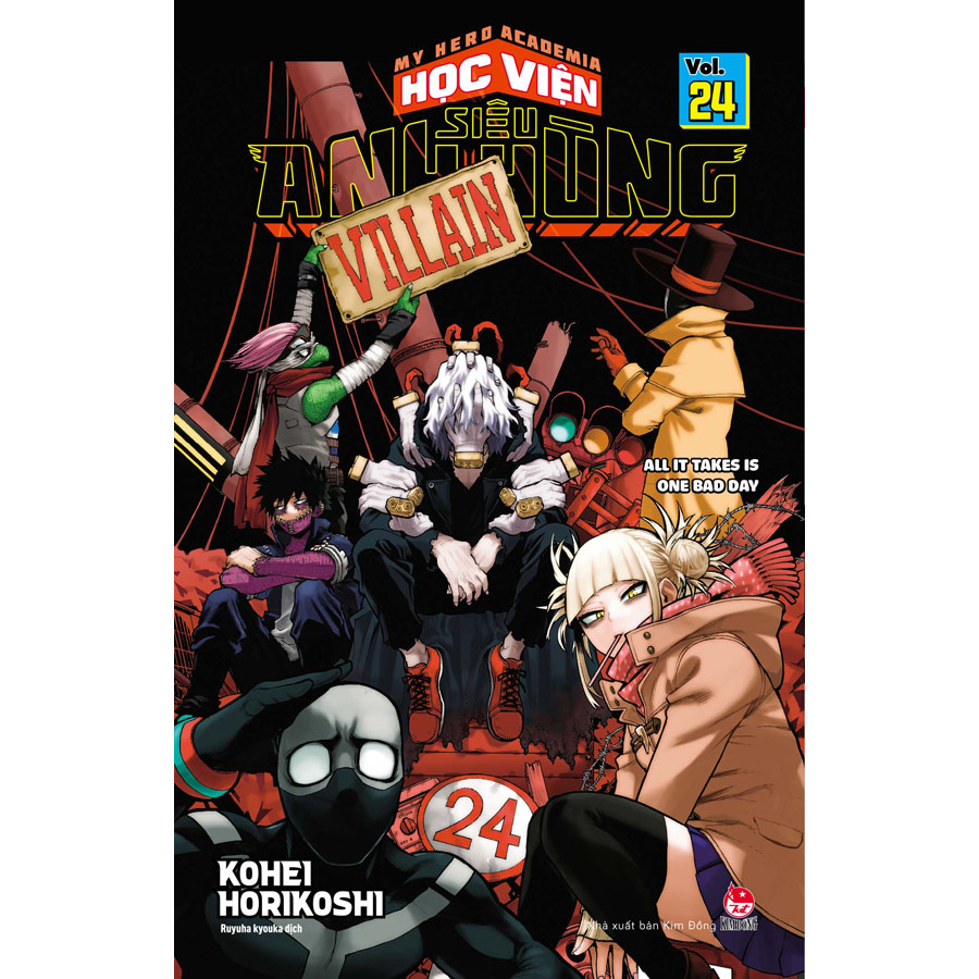 My Hero Academia - Học Viện Siêu Anh Hùng - Tập 24: All It Takes Is One Bad Day (Kèm Bookmark)