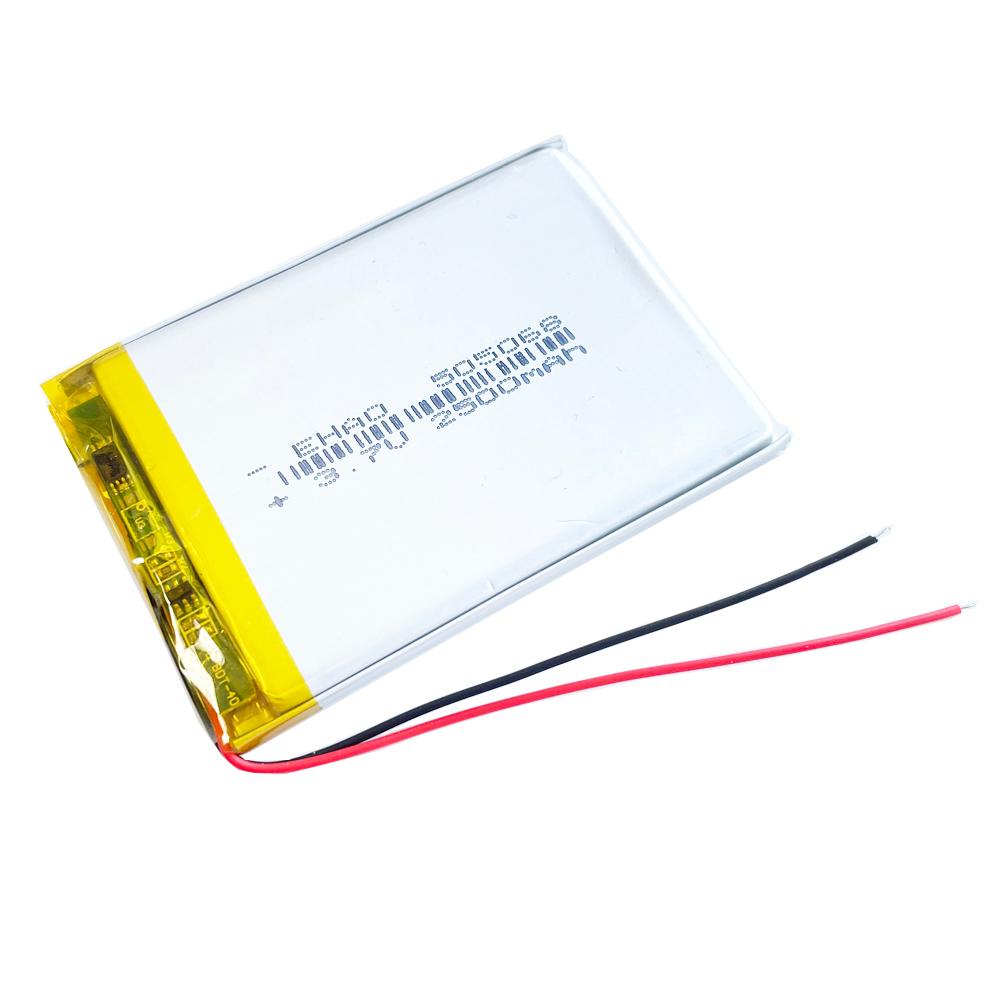 505068 3.7V 2500mAh Lipo Polymer Pin Sạc Lithium Tế Bào Cho MP3 Thiết Bị Dẫn Đường GPS DVD Camera Power Bank Máy Tính Bảng Laptop