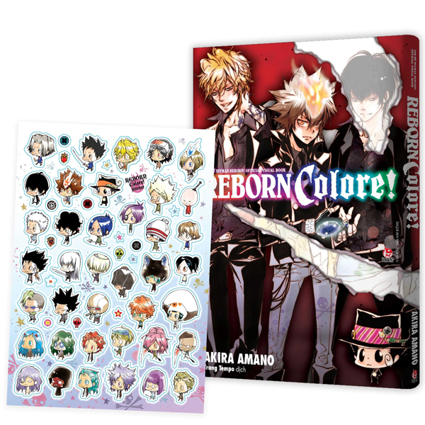 Gia Sư Hitman Reborn! Official Visual Book: Reborn Colore! - Tặng Kèm Sticker